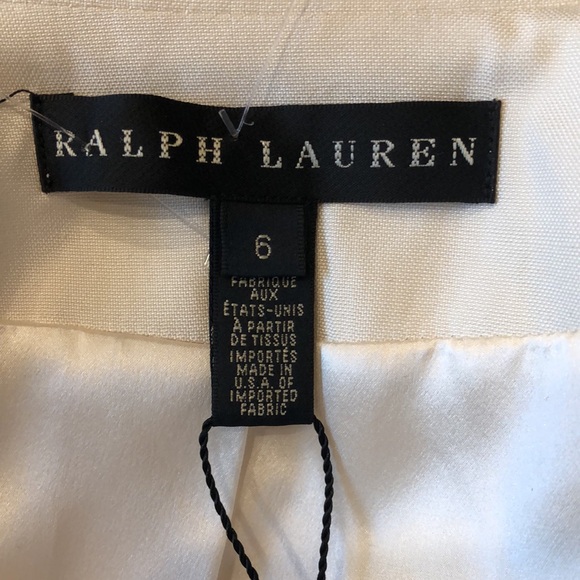 Ralph Lauren Black Label Ivory Silk Suit Jacket - Picture 8 of 12